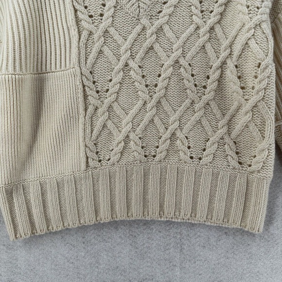 STUNNING MCQ Alexander McQueen Cable Knit Sweater XS Cashmere Alpaca Wool EUC - Picture 5 of 15